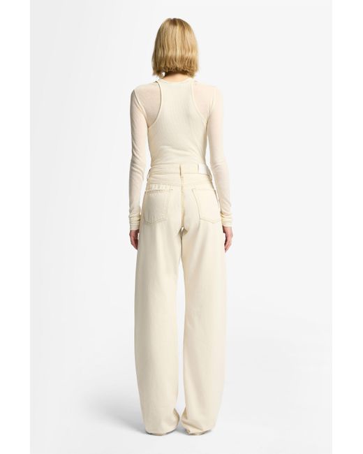 7 For All Mankind Natural Straight Trouser Mankind Solitary Star for men
