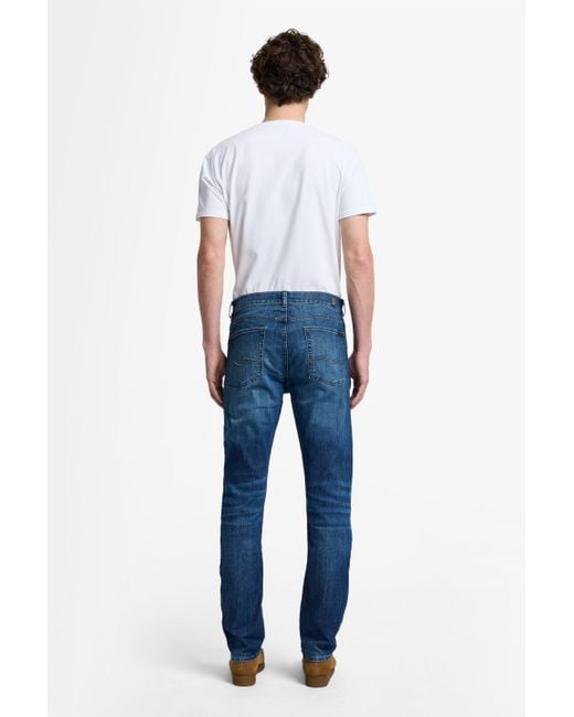7 For All Mankind Blue Slimmy SQUIGGLE Airweft Flash for men