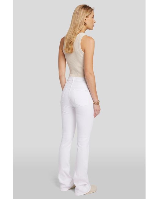 7 For All Mankind Bootcut Pure White for men