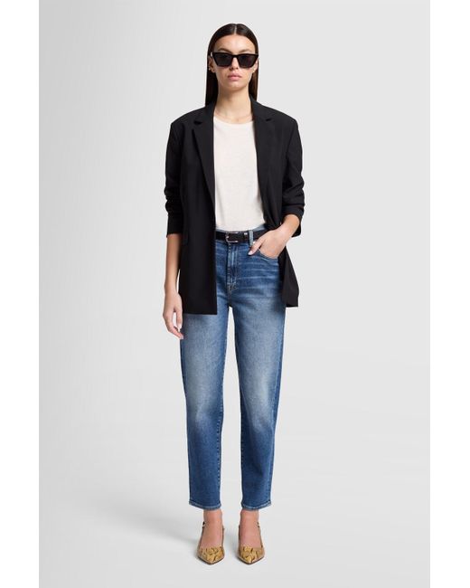 7 For All Mankind Blue Malia Luxe Vintage Love Affair