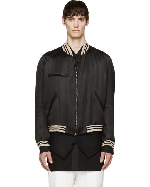 Haider ackermann hotsell satin bomber