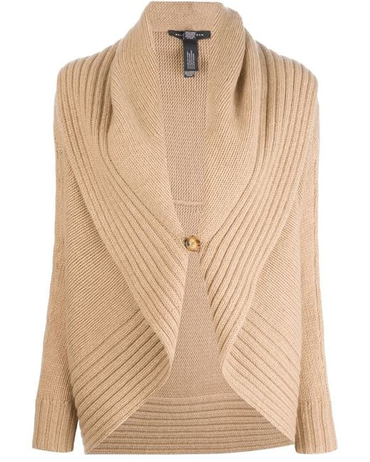 Ralph Lauren Black Label Natural Shawl Collar Cardigan