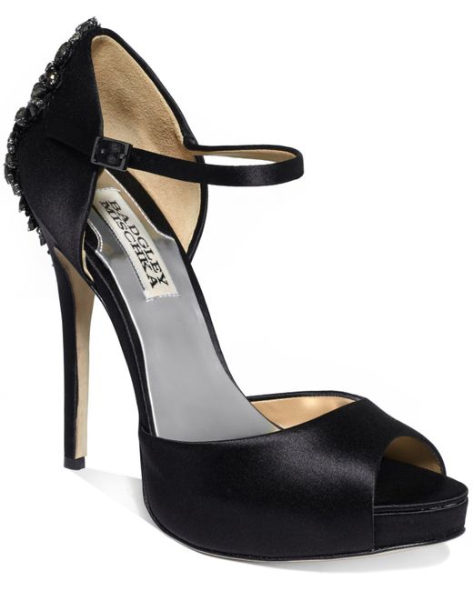 Badgley Mischka Kindra Evening Pumps in Black Lyst