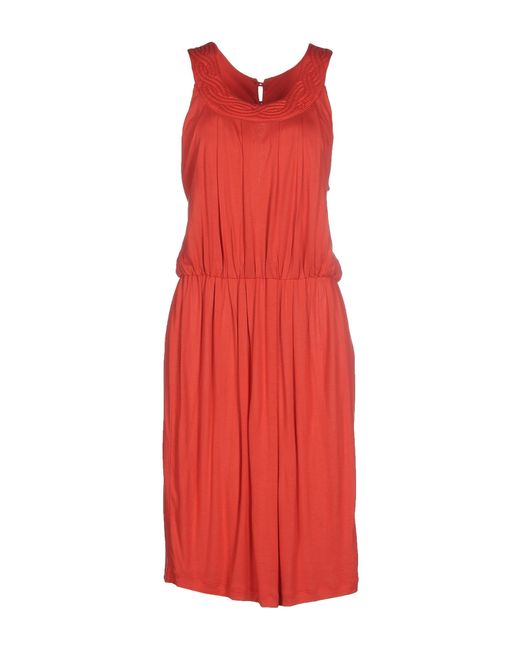 Guess Red Knee-length Dress