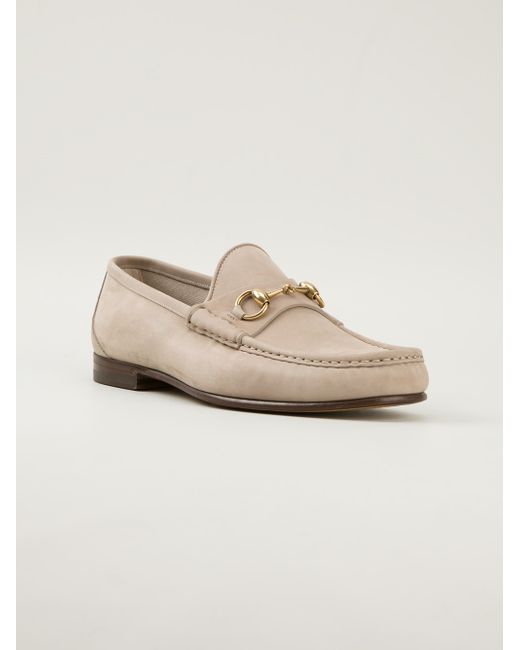 hvor ofte stressende flydende Gucci Driving Loafers in Natural for Men | Lyst