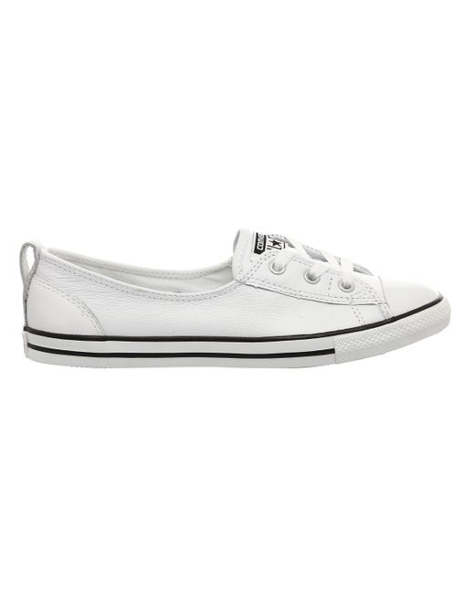 converse ballet pumps leather