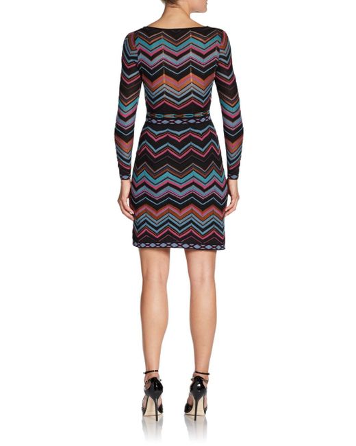 M-missoni-knit-striped-maxi-dress-black discount