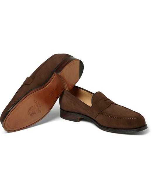 Cheaney store suede loafers