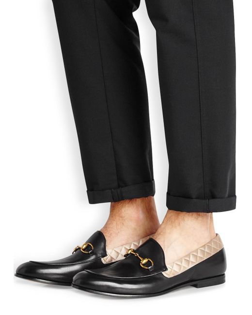 Gucci Betis Glamour Black Leather Loafers | Lyst UK