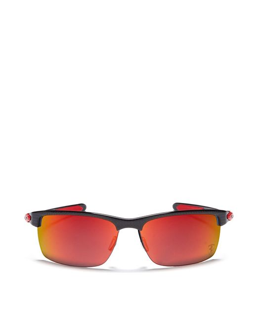 Oakley Special Edition Scuderia Ferrari® Polarised 'Carbon Blade™'  Sunglasses in Orange for Men | Lyst