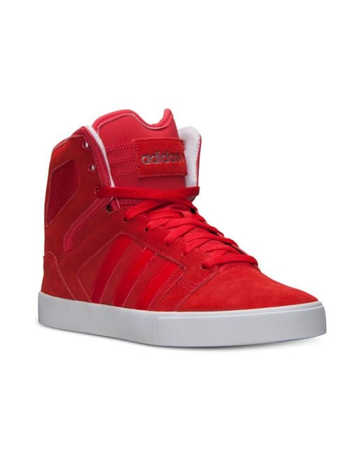adidas Men's Bbneo Hi-top Casual Sneakers From Finish Line in Red for Men |  Lyst