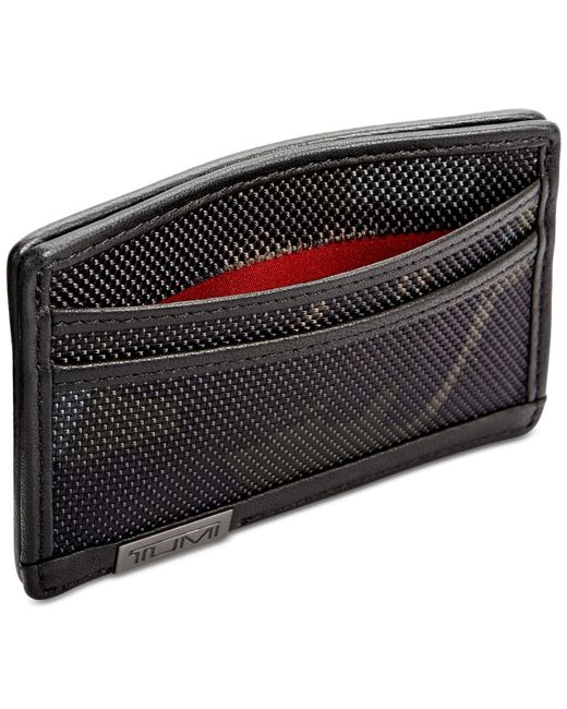 Tumi Alpha Slim Card Case in Black for Men | Lyst