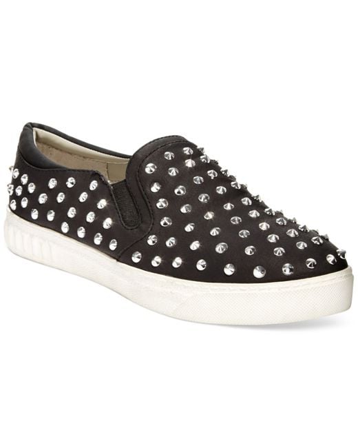 Circus by Sam Edelman Black Carlson Studded Slip On Sneakers