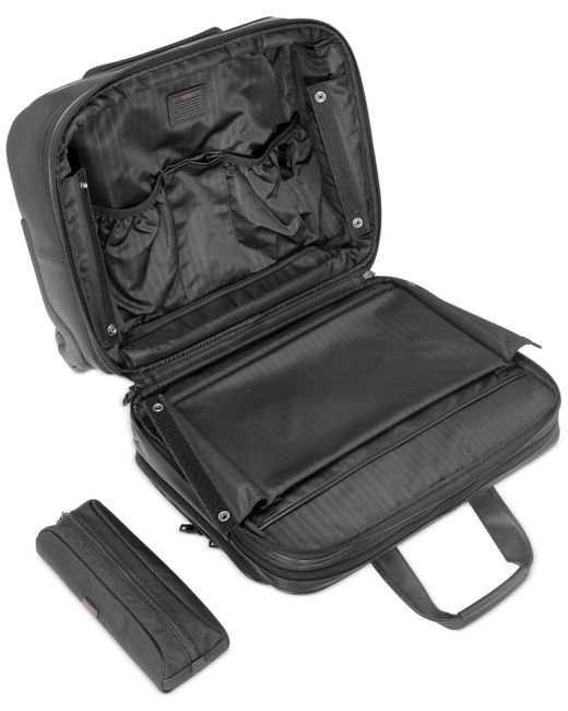tumi rolling briefcase