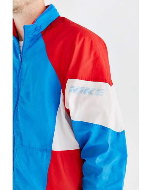 Nike red white and blue jacket hotsell