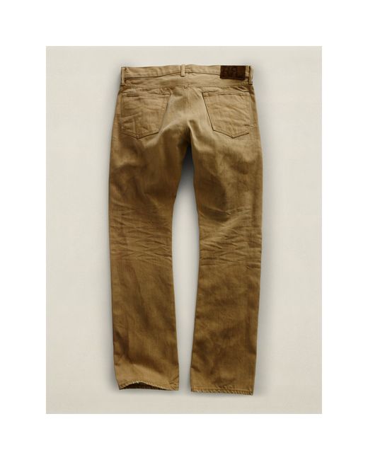 RRL Brown Slim-Fit Bootcut Jean for men