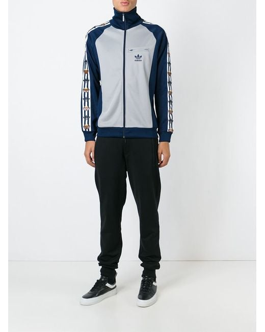 adidas Originals Adidas Original X Nigo Bear Printed Sport Jacket in Grey  (Blue) for Men | Lyst