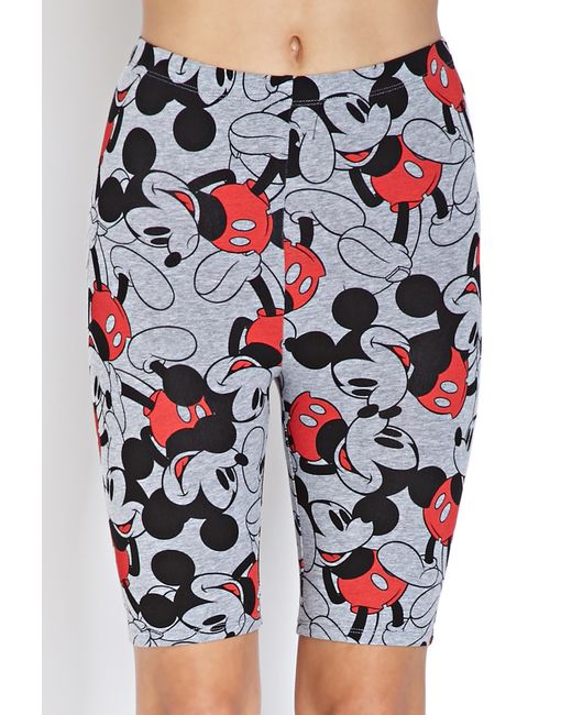 Forever 21 Mickey Mouse Biker Shorts in 