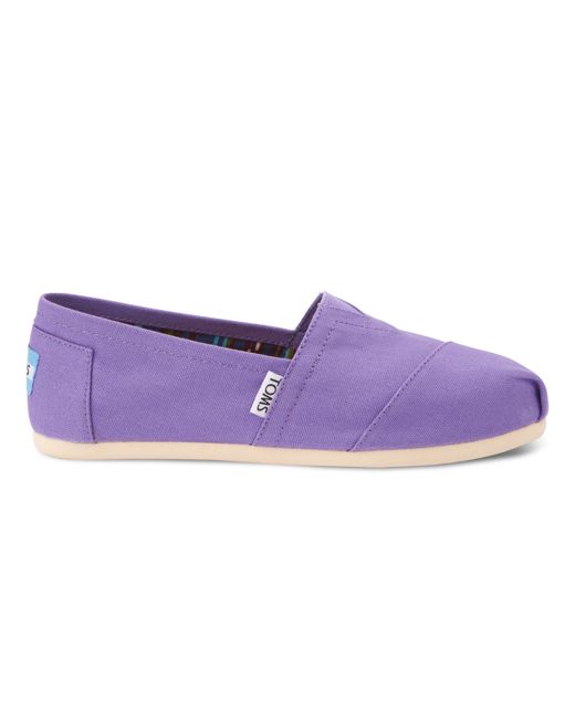 TOMS Purple Womens Canvas Classics