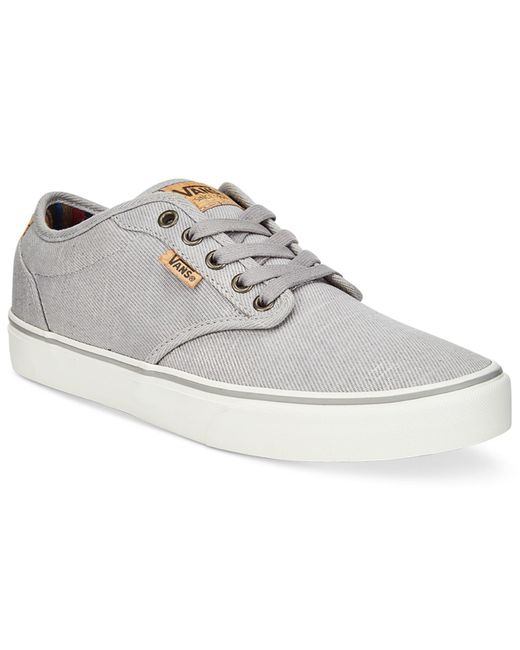 Vans Men's Atwood Deluxe Twill Sneakers in Gray for Men (Grey) | Lyst