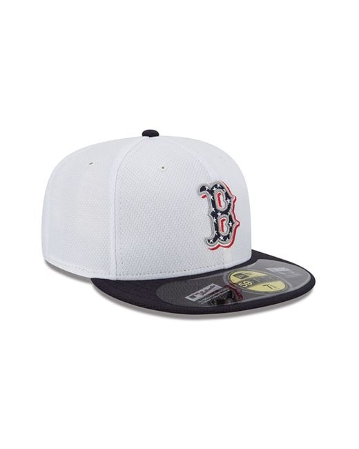 Men's New Era Navy Boston Red Sox 2023 Fourth of July Low Profile 59FIFTY Fitted Hat