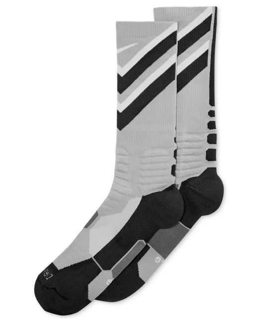 Nike Hyper Elite Chase Crew Socks in Gray for Men | Lyst