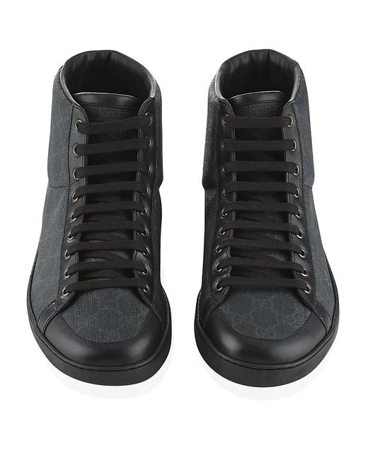 Gucci Brooklyn Gg High top Sneaker in Blue for Men Lyst UK