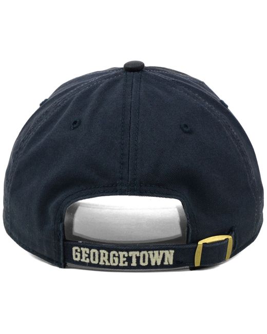 47 Brand Gray Georgetown Hoyas Clean Up Cap for men