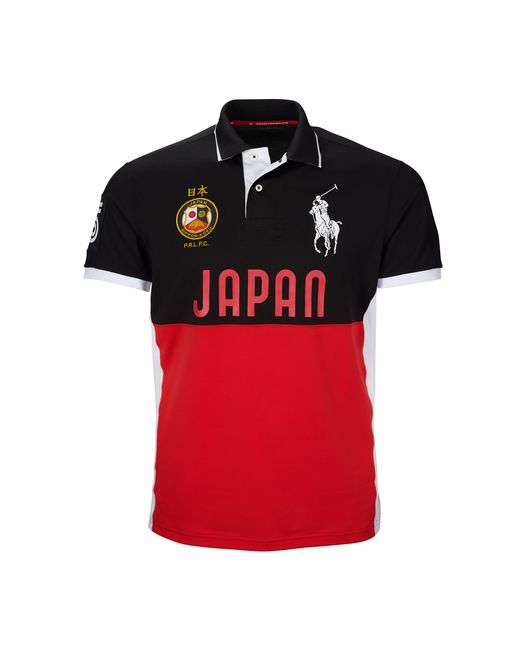 Ralph Lauren Red Japan Performance Mesh Polo for men