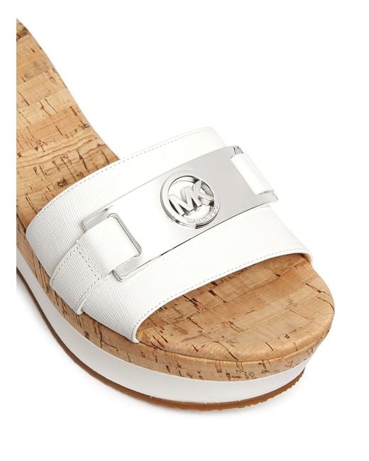 Michael kors warren platform wedge sandals new arrivals