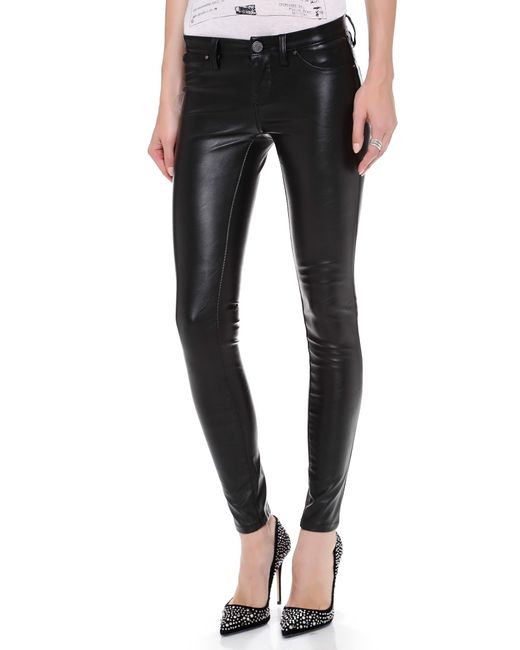 Blank nyc Vegan Leather Skinny Pants in Black | Lyst