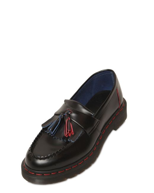 Dr. Martens Black 20Mm Core Leroy Leather Loafers for men