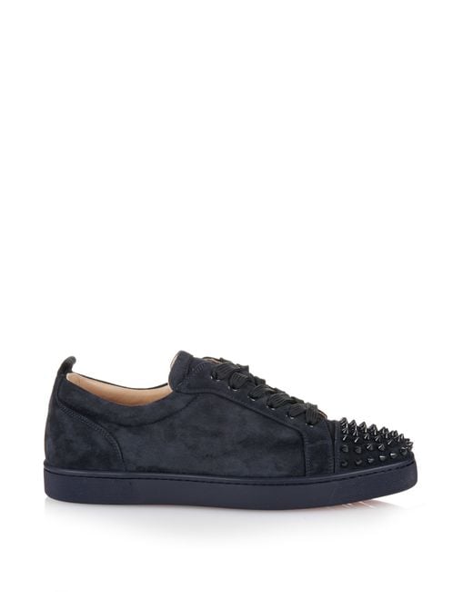 Men's Louis Junior Strass Rhinestone Suede Low-top Sneakers