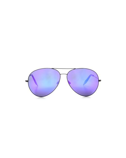 Victoria Beckham Classic Aviator Sunglasses Midnight Eclipse in Blue
