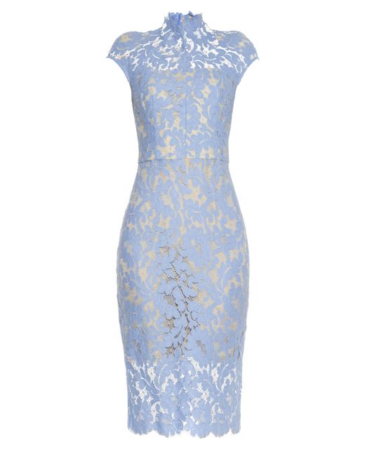 Lover Warrior French-lace Midi Dress in 