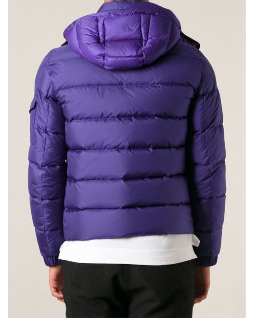 Moncler 'Maya' Padded Jacket in Purple 