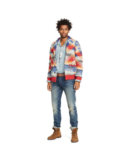 Denim Supply Ralph Lauren Southwestern Shawl Cardigan for Men Lyst