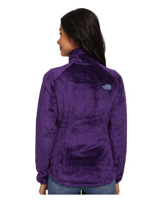 Women's THE NORTH FACE Purple Osito Fleece Full Zip Jacket, Size