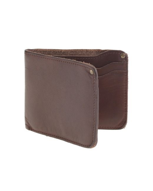 J.Crew Brown Wallace & Barnes Leather Wallet for men