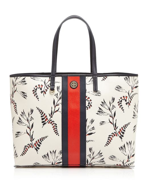 tory burch flower tote