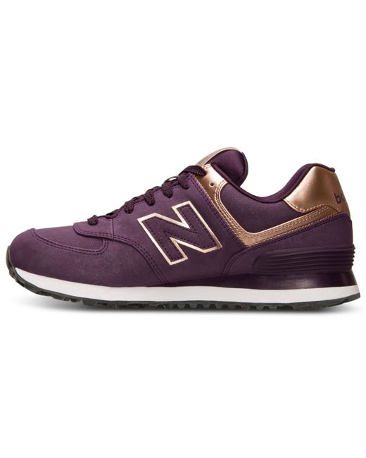 New Balance Women'S 574 Precious Metals Casual Sneakers From Finish Line in  Purple | Lyst