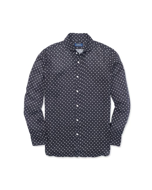 Polo Ralph Lauren Black Polka-dot Linen Shirt for men