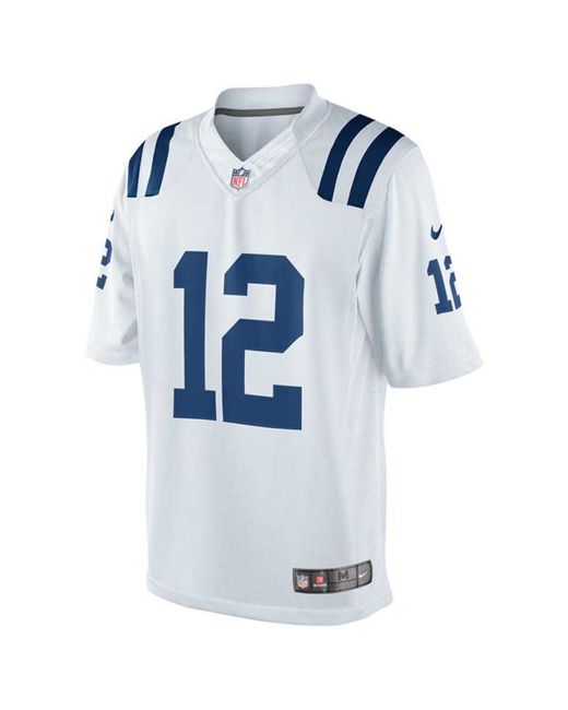 men\u0026#39;s indianapolis colts andrew luck nike white limited jersey  