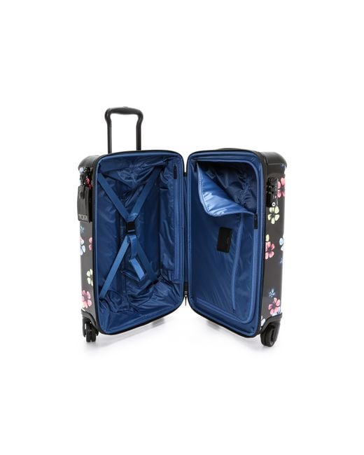 Tumi International Carry On Suitcase - Black Floral