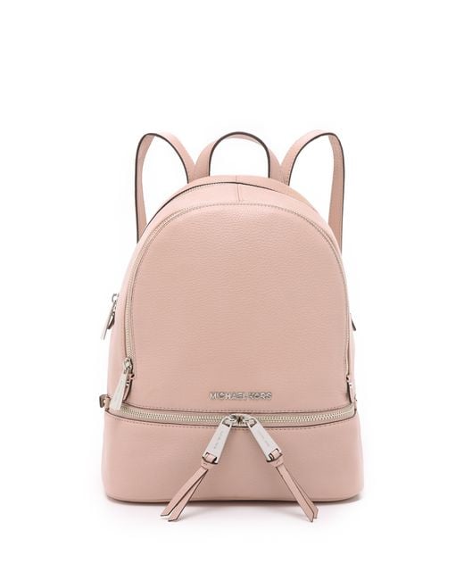 MICHAEL Michael Kors Pink Rhea Small Backpack - Sky