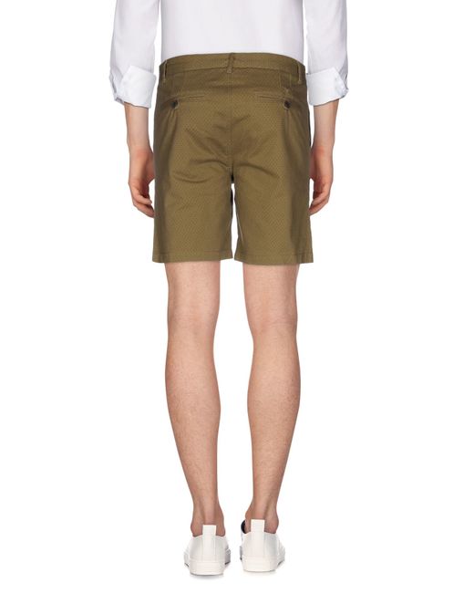 Suit Bermuda Shorts in Green for Men (Military green) | Lyst