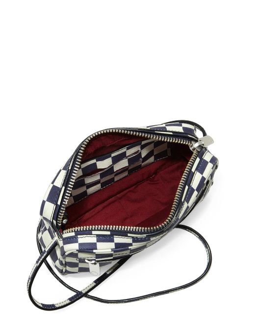Marc By Marc Jacobs Sally Checkered Crossbody Bag in Navy 