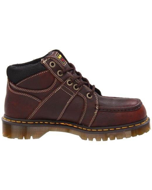 Dr. Martens Purple Darby St 5 Eye Moc Toe Boot for men