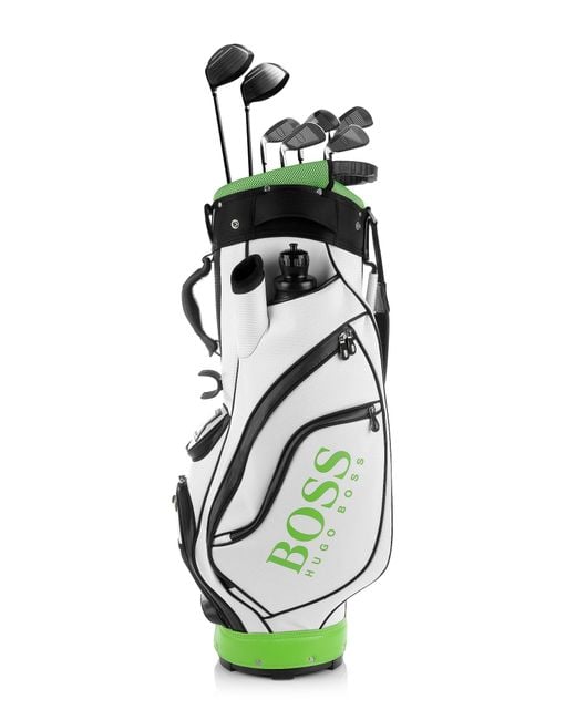 BOSS Green Golf Bag 'Gioly' in White for Men | Lyst Canada