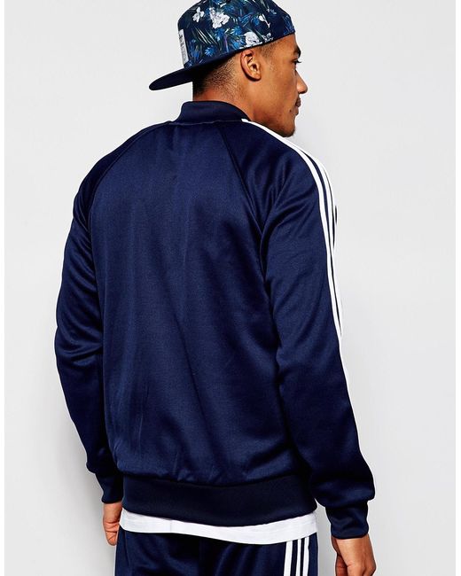 adidas Originals Superstar Track Jacket Ab9715 in Navy (Blue) for Men |  Lyst Canada